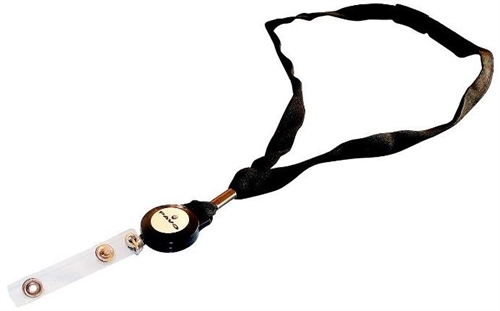 Liftkortholder yoyo med halsbånd og clip med wire